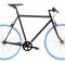 Centurion Fixie 1g cykel (blå:hvid hjul)